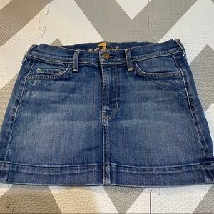 7 For All Mankind Mini Skirt